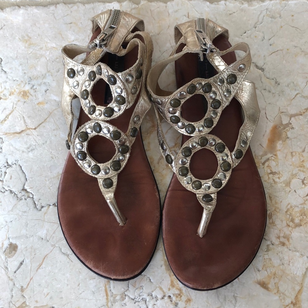 Steven by Steve Madden sandals, size 6 gold - Picture 2 of 6